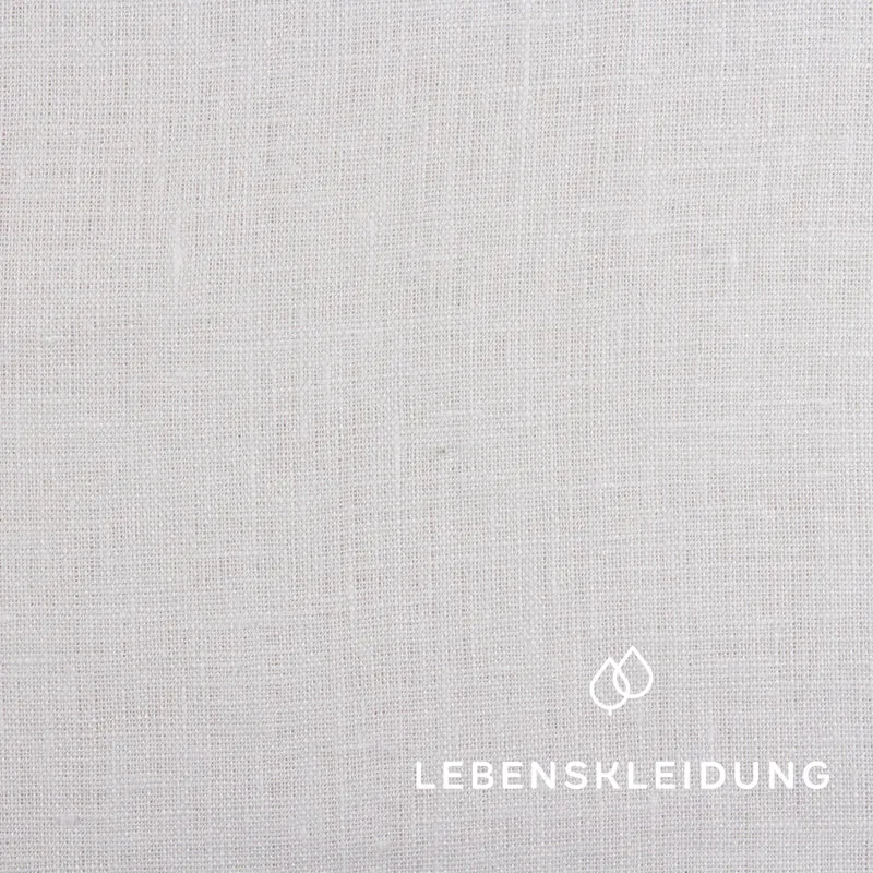 Leinen Stoff - Weiß