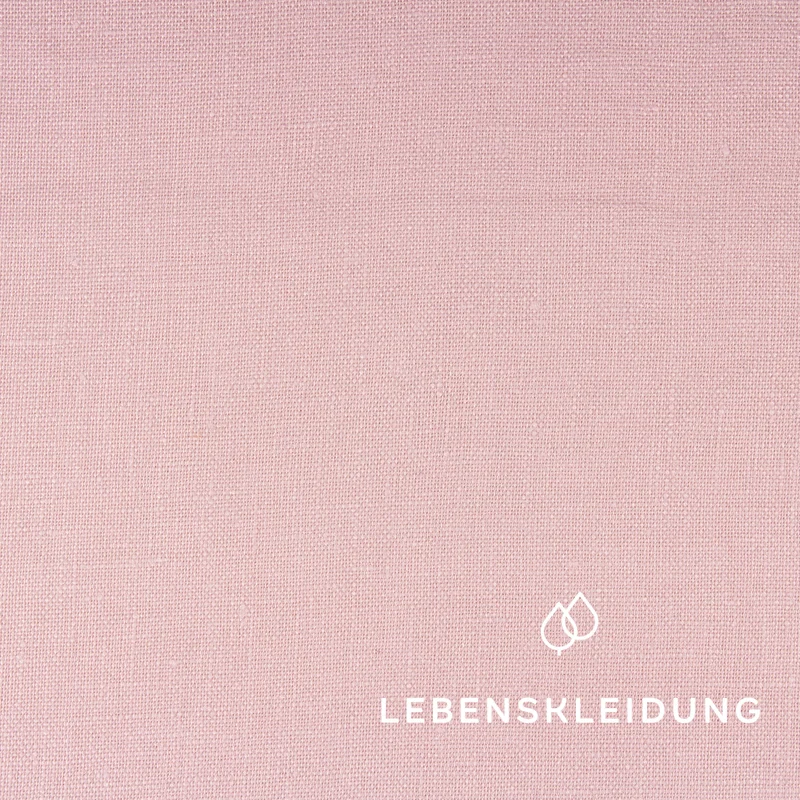Leinen Stoff - Rosa
