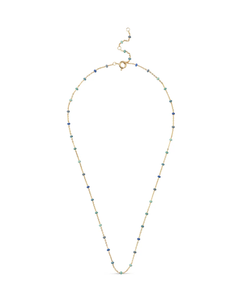 Halskette Lola - gold/atlantic