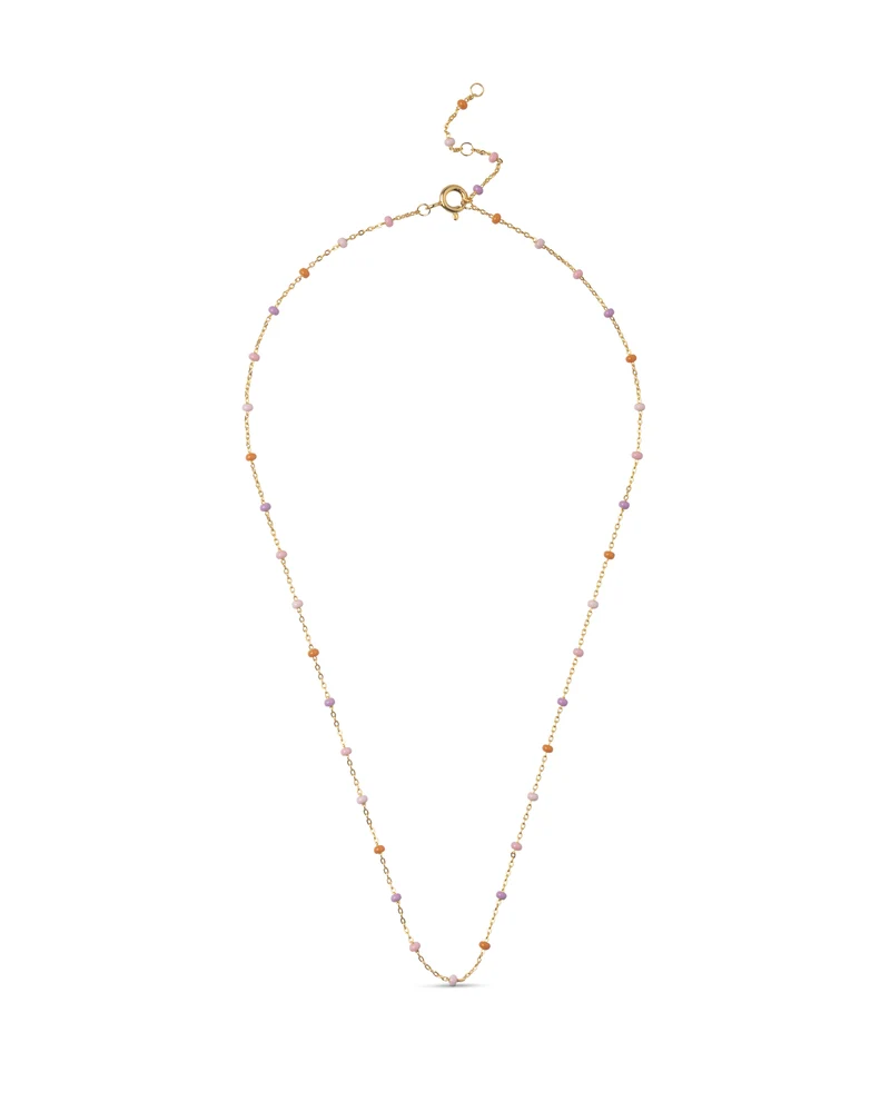 Halskette Lola - gold/blush