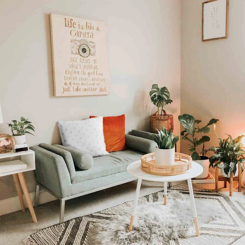 Gesundheitskissen Weiß mit kleinen Mistelzweigen