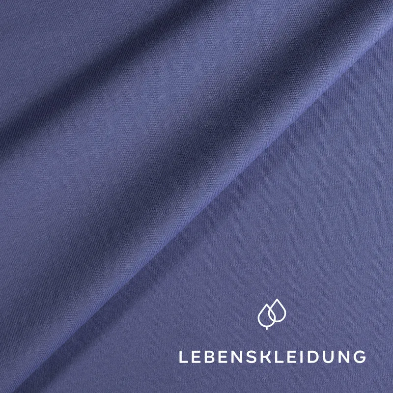 Re-Life Stretch Jersey Stoff - Azur