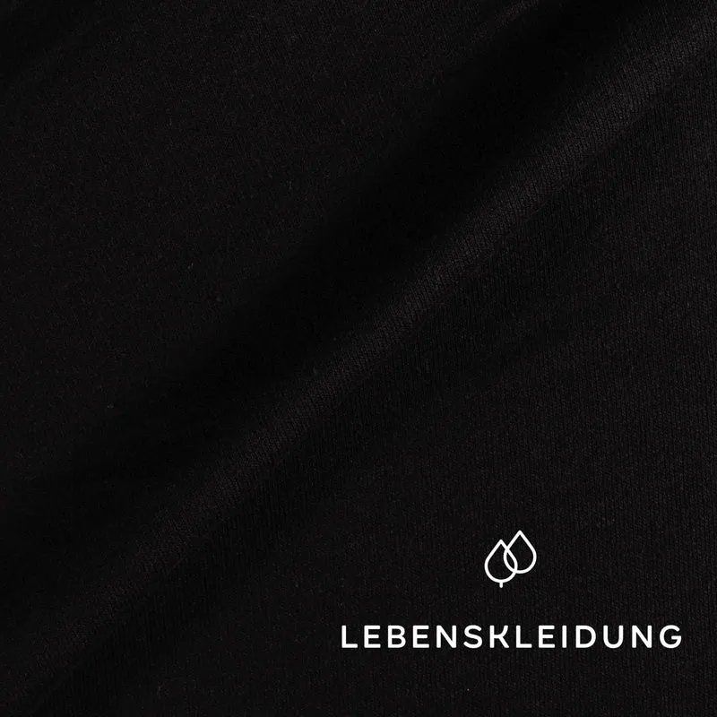 Re-Life Sweat Stoff gerauht - Black