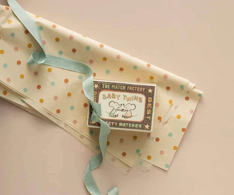 Geschenkband Ribbon, 18 mm x 10 m - Dusty mint