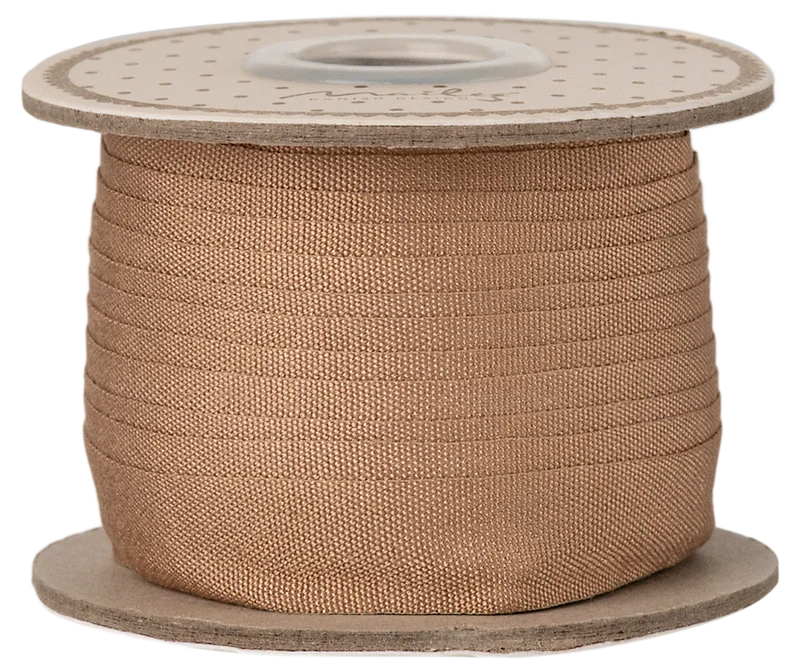 Geschenkband Ribbon, 13 mm x 10 m - Soft brown