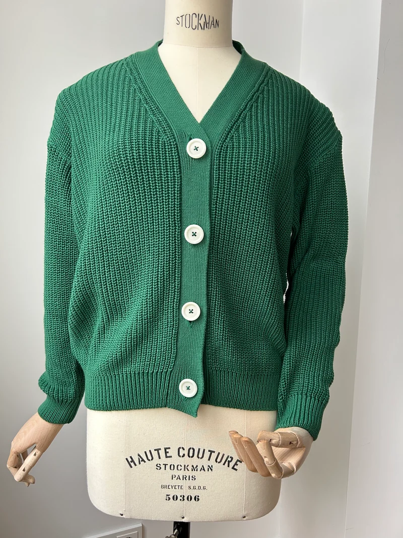 Cardigan Mate - Grasgrün