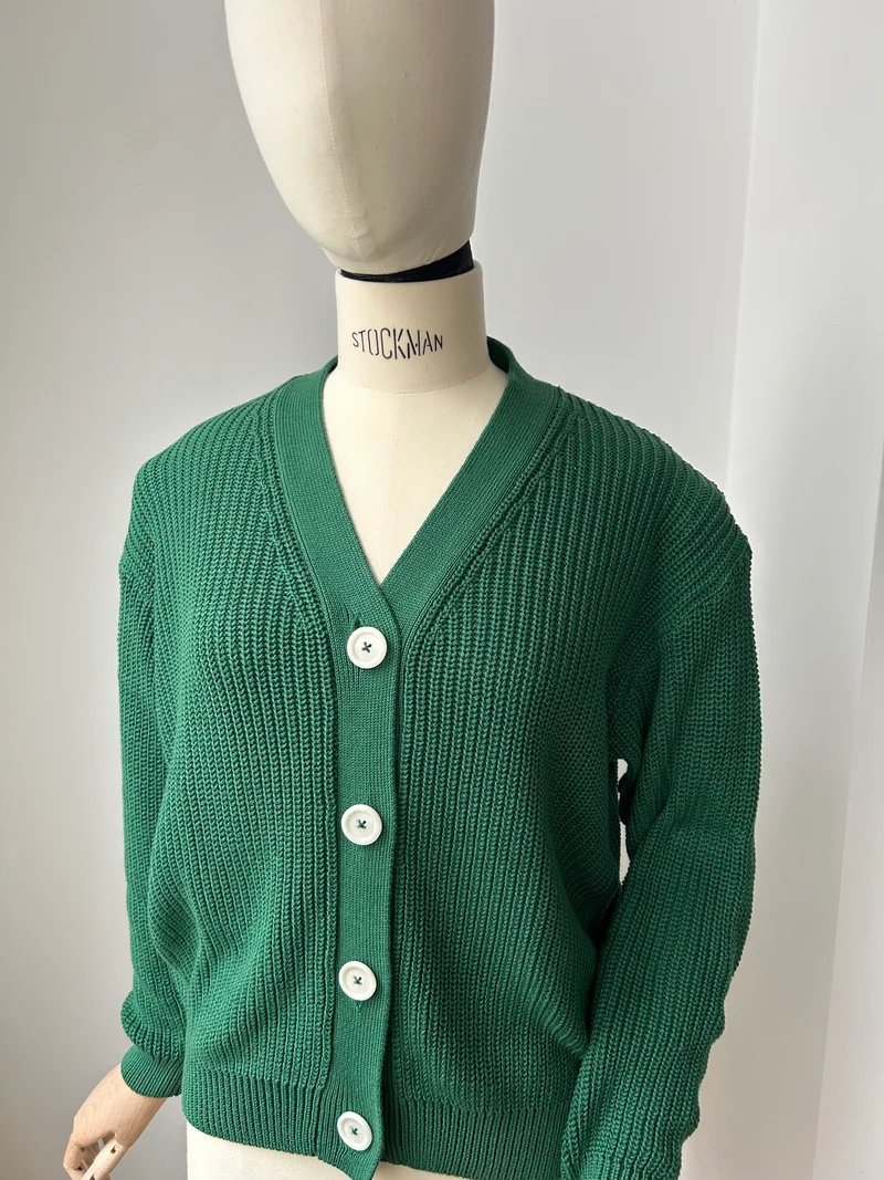 Cardigan Mate - Grasgrün