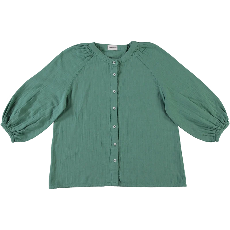 Bluse Onagre - Tiefes Grasgrün