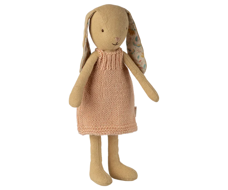 Hase Gestricktes Kleid – Cremegelb