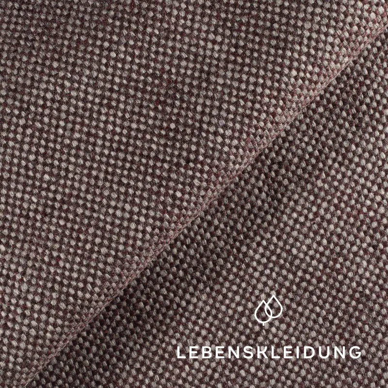 Bio Loden (Tuchloden) - Rot Weiß