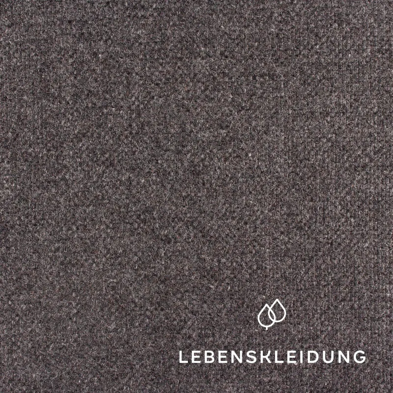 Bio Loden (Tuchloden) - Grau meliert