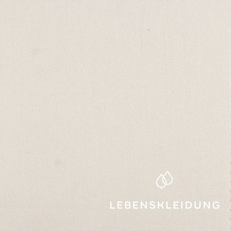 Bio Pima Köper Twill - White without optical brighteners