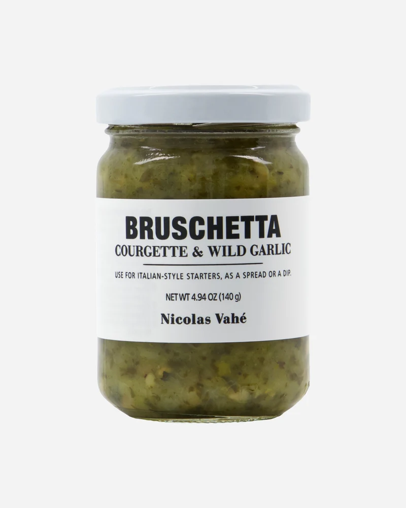 Bruschetta mit Courgette & wild garlic / Zucchini & Bärlauch– 140 g