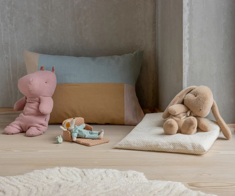 Plüschhase- Creme Pfirsich 34 cm
