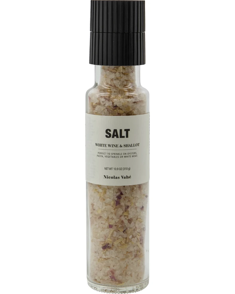 Salzmühle - White wine & shallot / Weißwein und Schalotten 310g