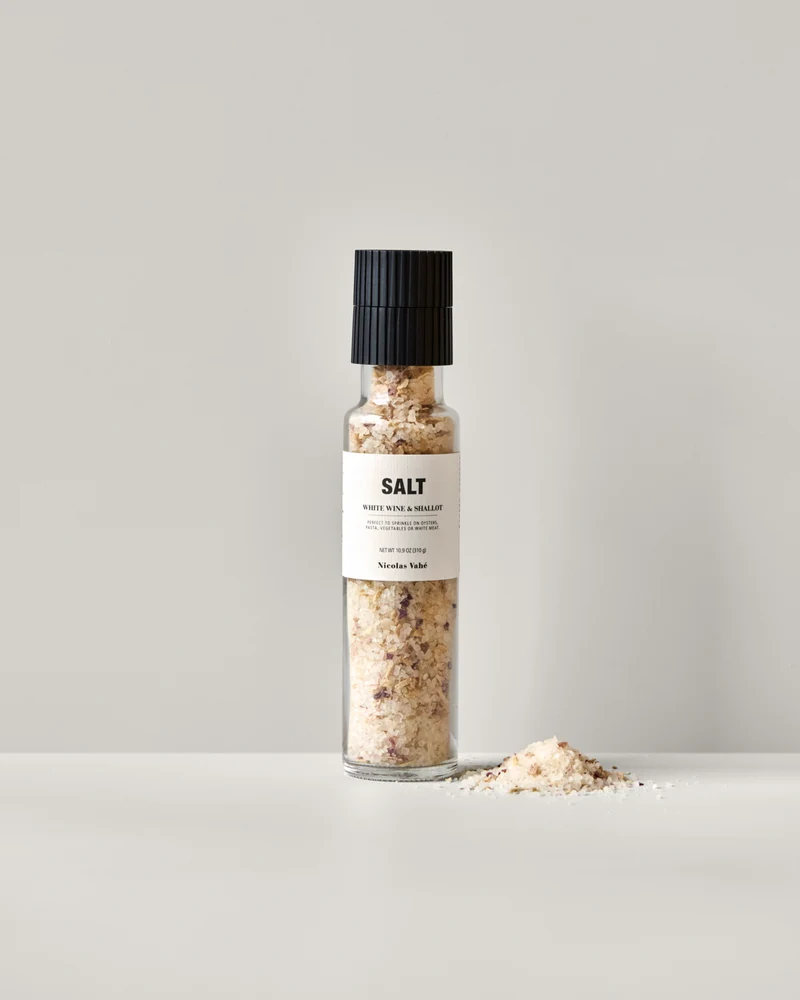 Salzmühle - White wine & shallot / Weißwein und Schalotten 310g