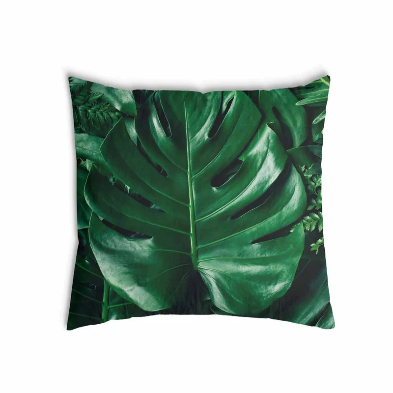 Gesundheitskissen mit Monstera Pflanze