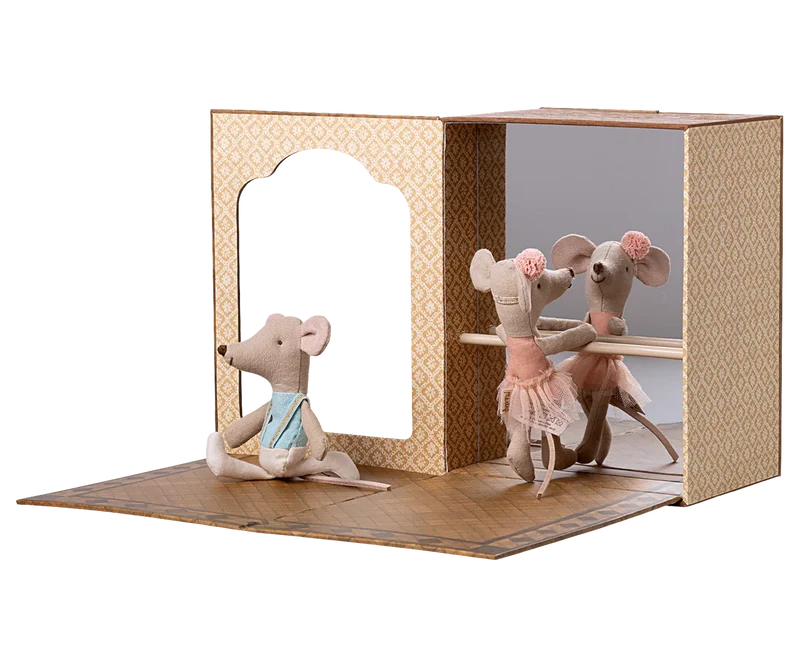 Ballettmäuse im Tanzstudio - Kleine Schwester und kleiner Bruder