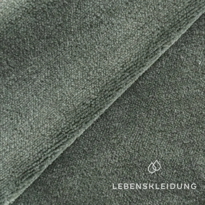Re-Life Weicher Bio-Baumwolle Nicki Velour - Seagrass