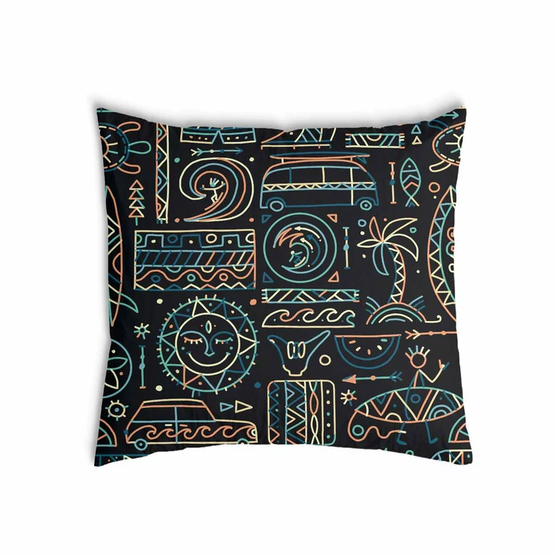 Gesundheitskissen mit grünem Hawaii Muster