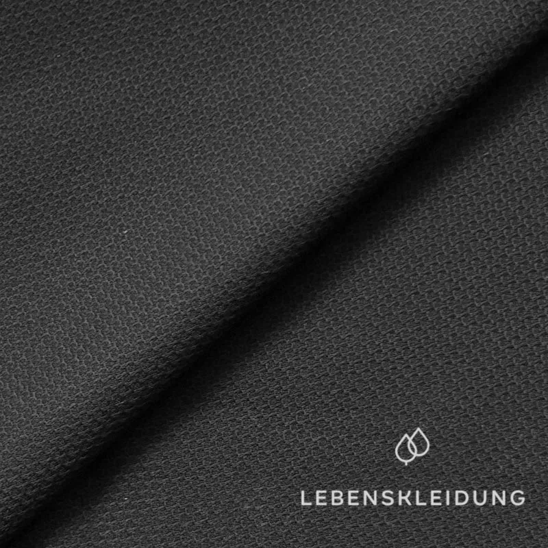 Re-Life Strukturierter Webstoff - Black