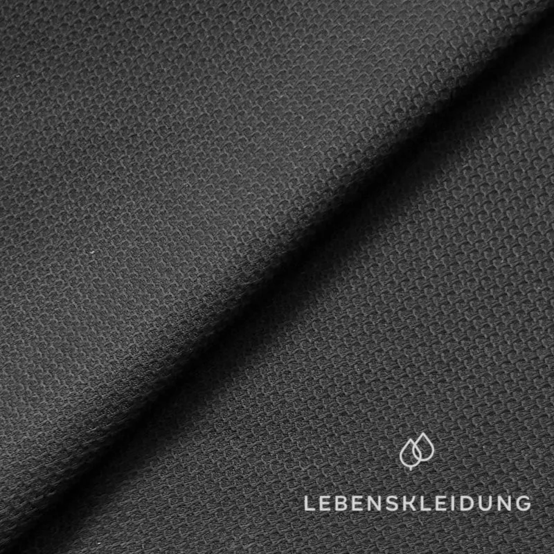 Re-Life Strukturierter Webstoff - Black