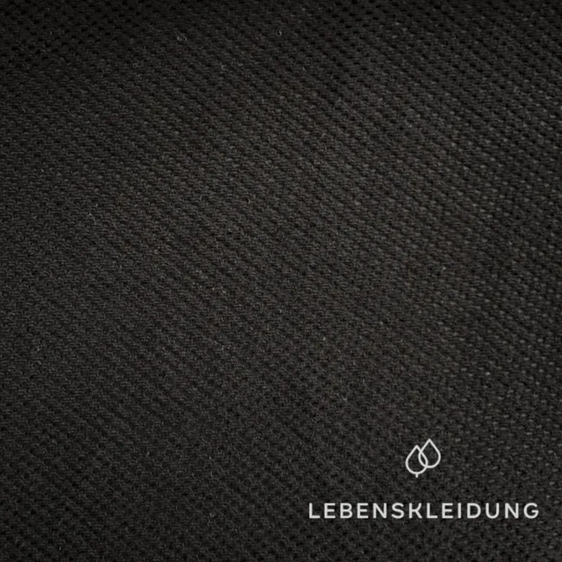 Re-Life Bio-Baumwolle Raschelspitze – Mesh Stoff - Schwarz