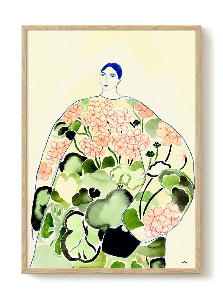 Druck - Geranium Coat