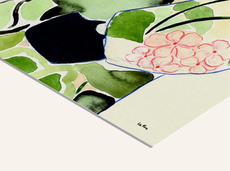 Druck - Geranium Coat