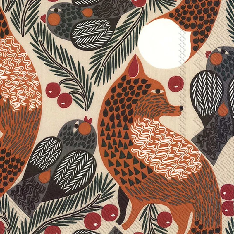 Marimekko Papierservietten - KETUNMARJA