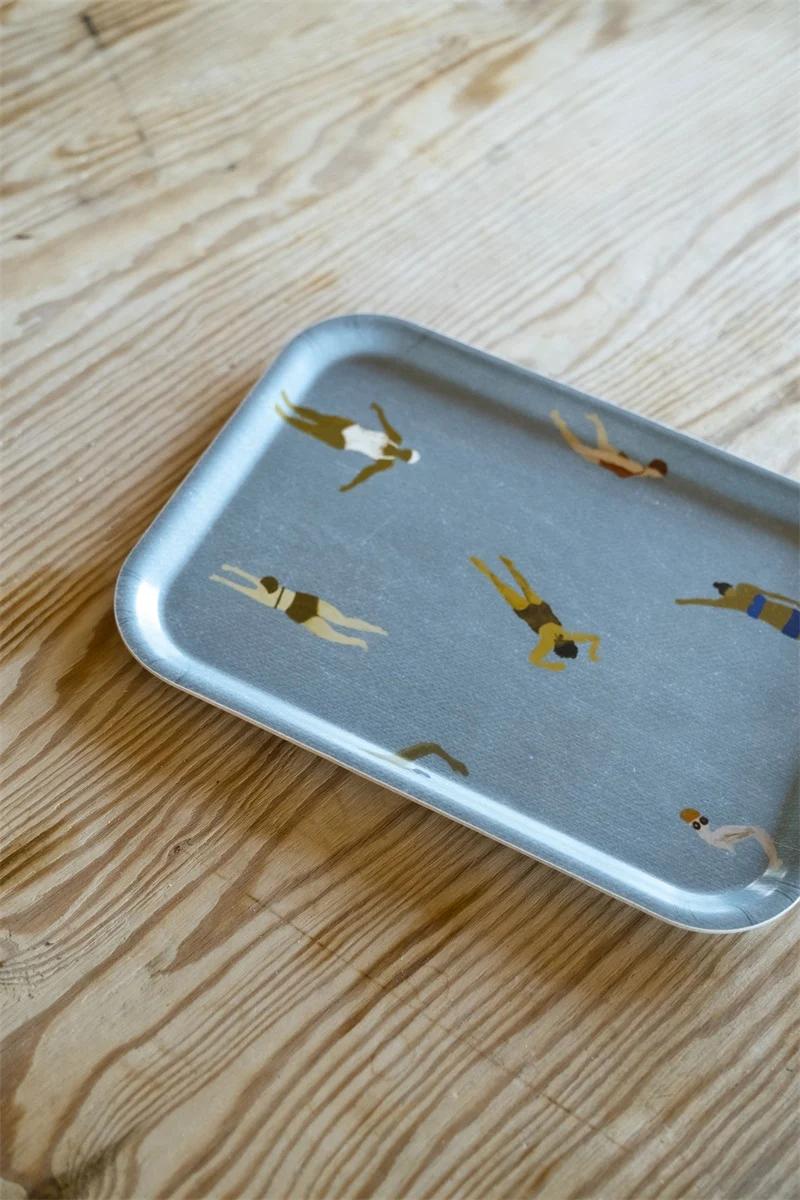 Tablett Schwimmer - Blau - Klein