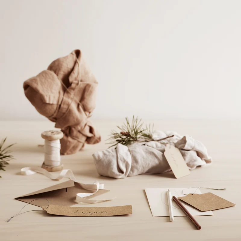 Geschenkanhänger aus Papier - Größe L - 10er Set