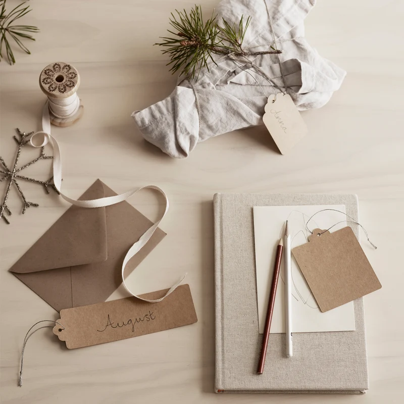 Geschenkanhänger aus Papier - Größe S - 10er Set