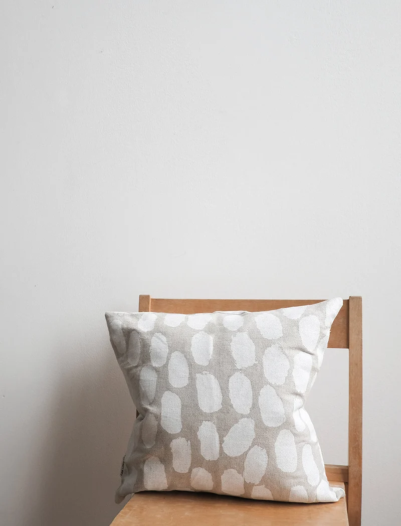 Kissenbezug Dots - weiss