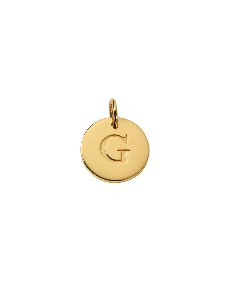 Anhänger Buchstabe (groß) - gold