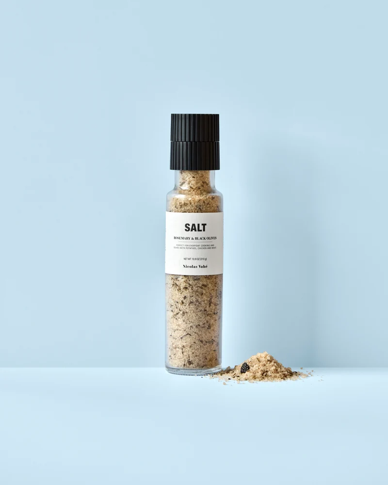 Salzmühle - Rosemary & black olives / Rosmarin und schwarze Oliven 310 g
