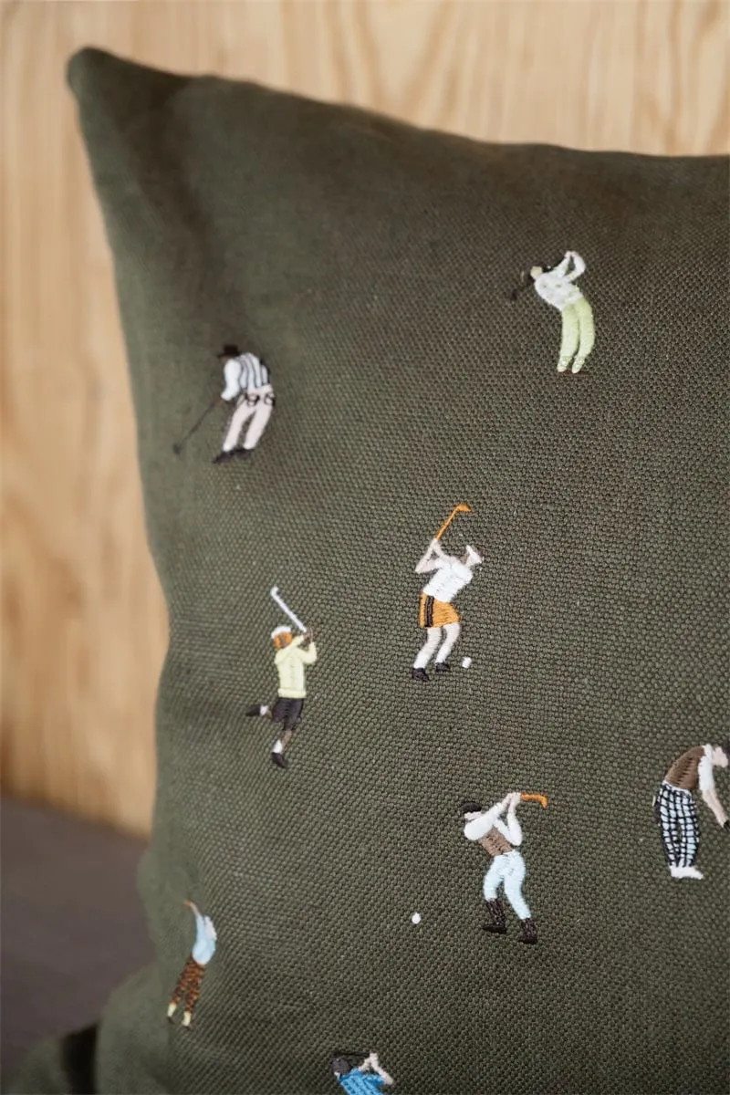 Kissenhülle Golfers - dunkelgrün