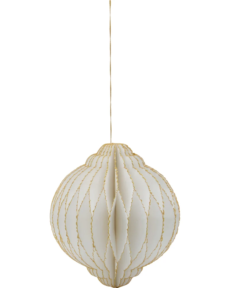 Ornamente Alsta L - Off-White (4er Set)