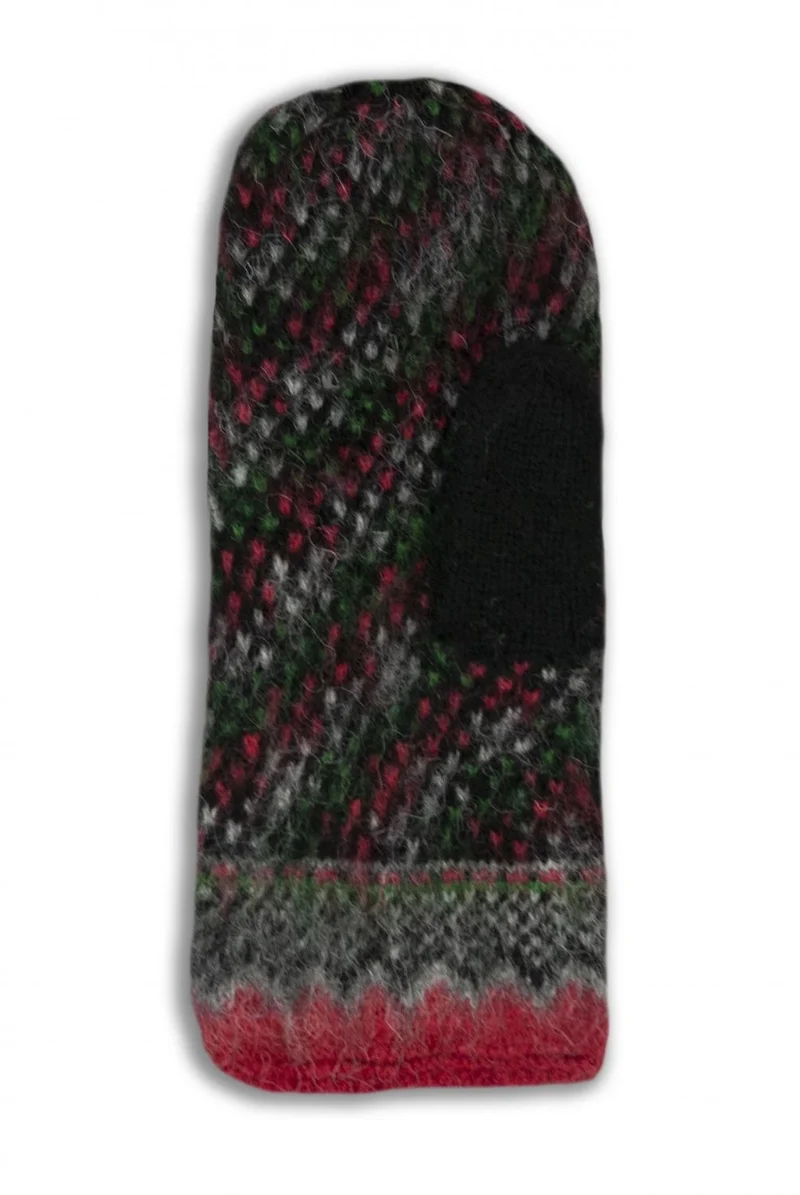 Noppikoski schwarz Strickfäustling Damen