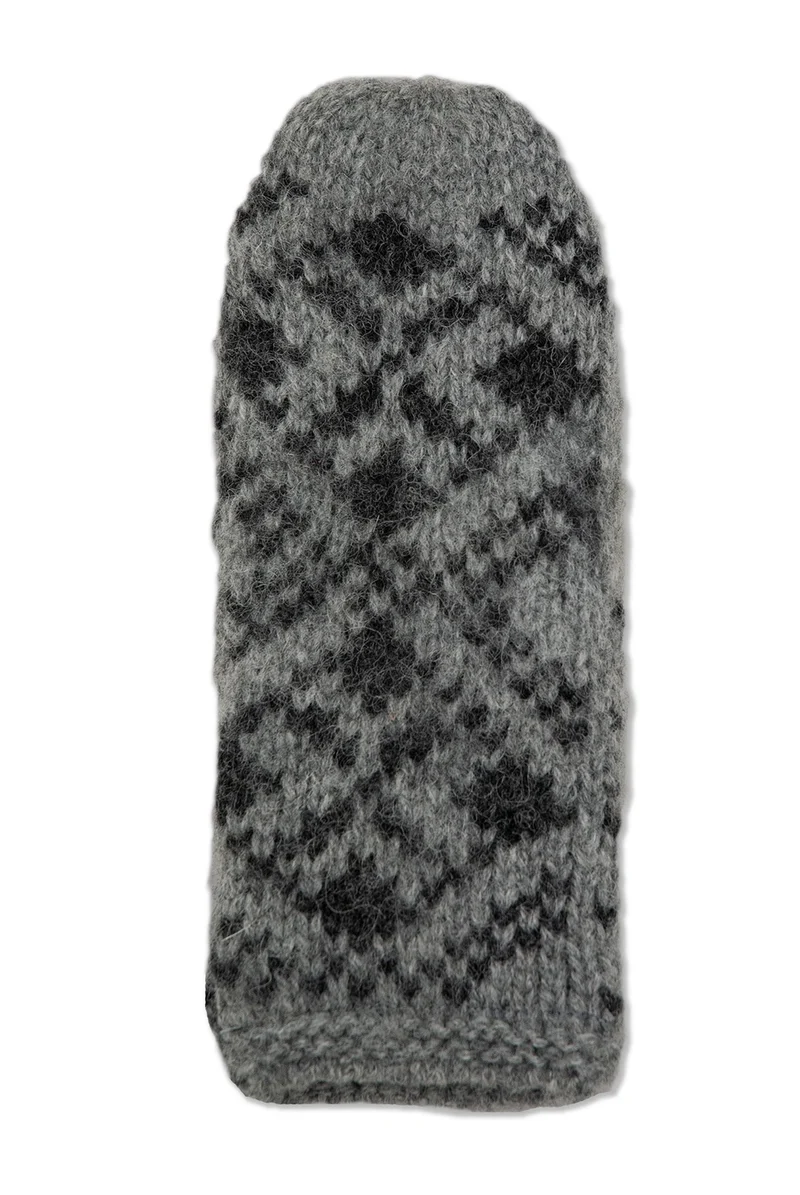 Kallio Strickfäustling grau