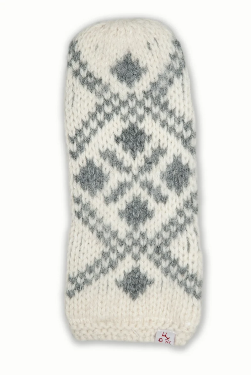 Kallio Strickfäustling weiss