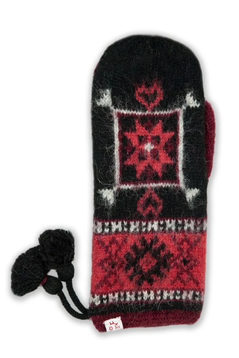 Rasska Strickfäustling schwarz