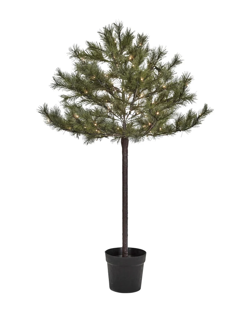 Weihnachtsbaum mit LED Lichtern Peuce - natur 150 cm