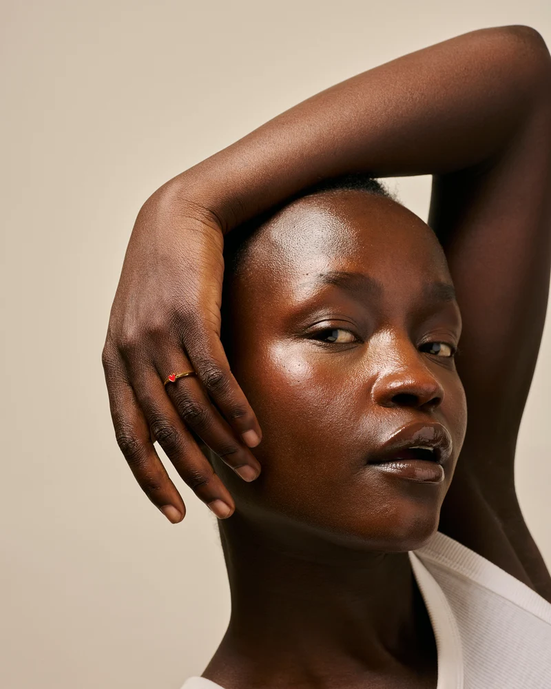 Ring Amore - gold/rot