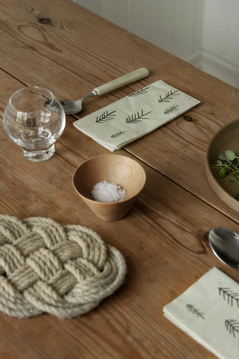 Papierservietten Tall - sand 25 Stk.