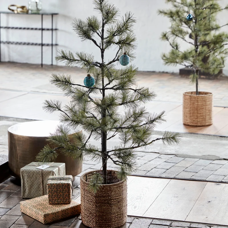 Weihnachtsbaum mit LED-Lichtern Peuce - natur 125 cm