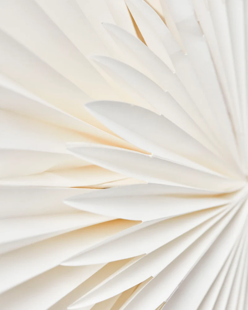 Papierstern Layer weiß - ø 60 cm