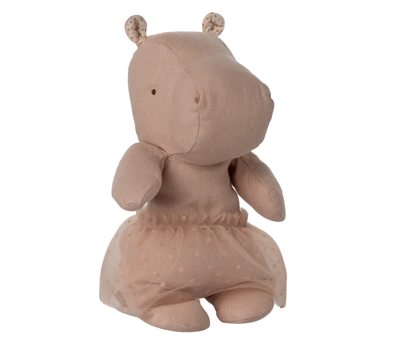 Nilpferd mit Ballett-Tutu - Soft Rose