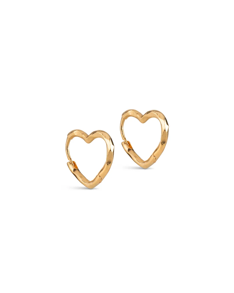 Hoops Organic Heart S - Gold