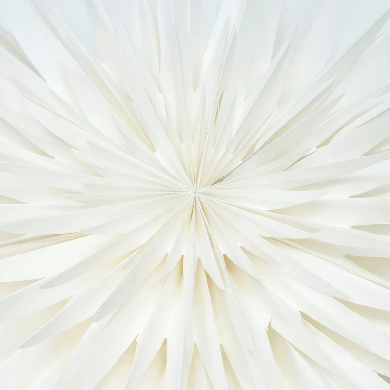 Papierstern Dust - off-white Ø 70 cm